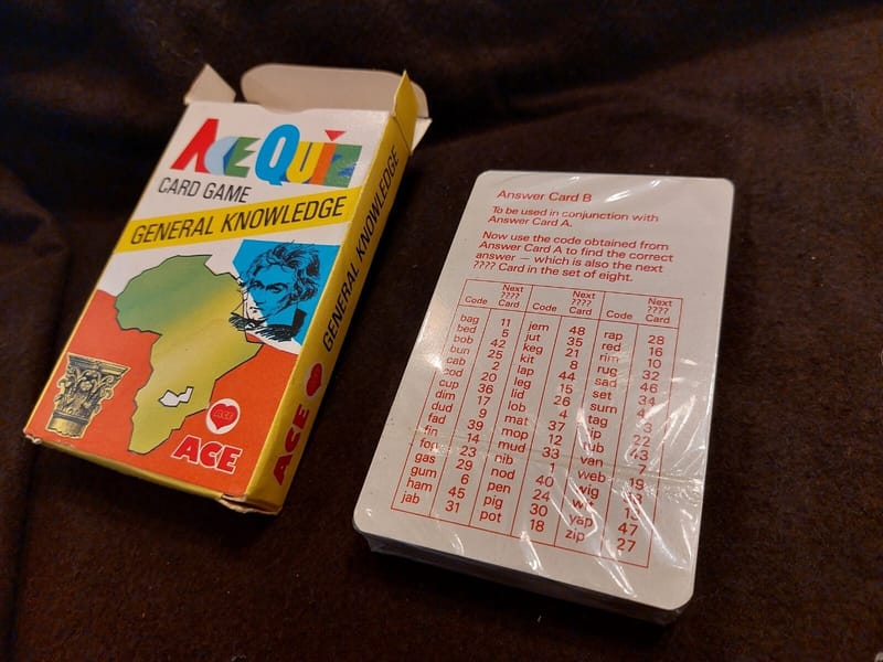 Cartes Ace Quiz Card General Knowledge sous blister — vue 4