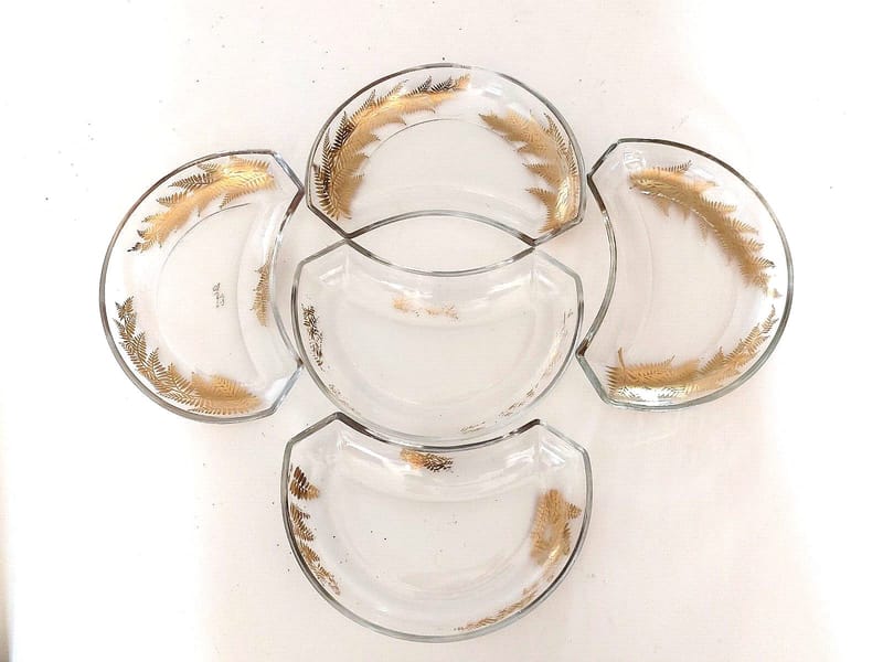 Delvaux Paris Raviers Dorures Palmettes Cristal début XXème siècle