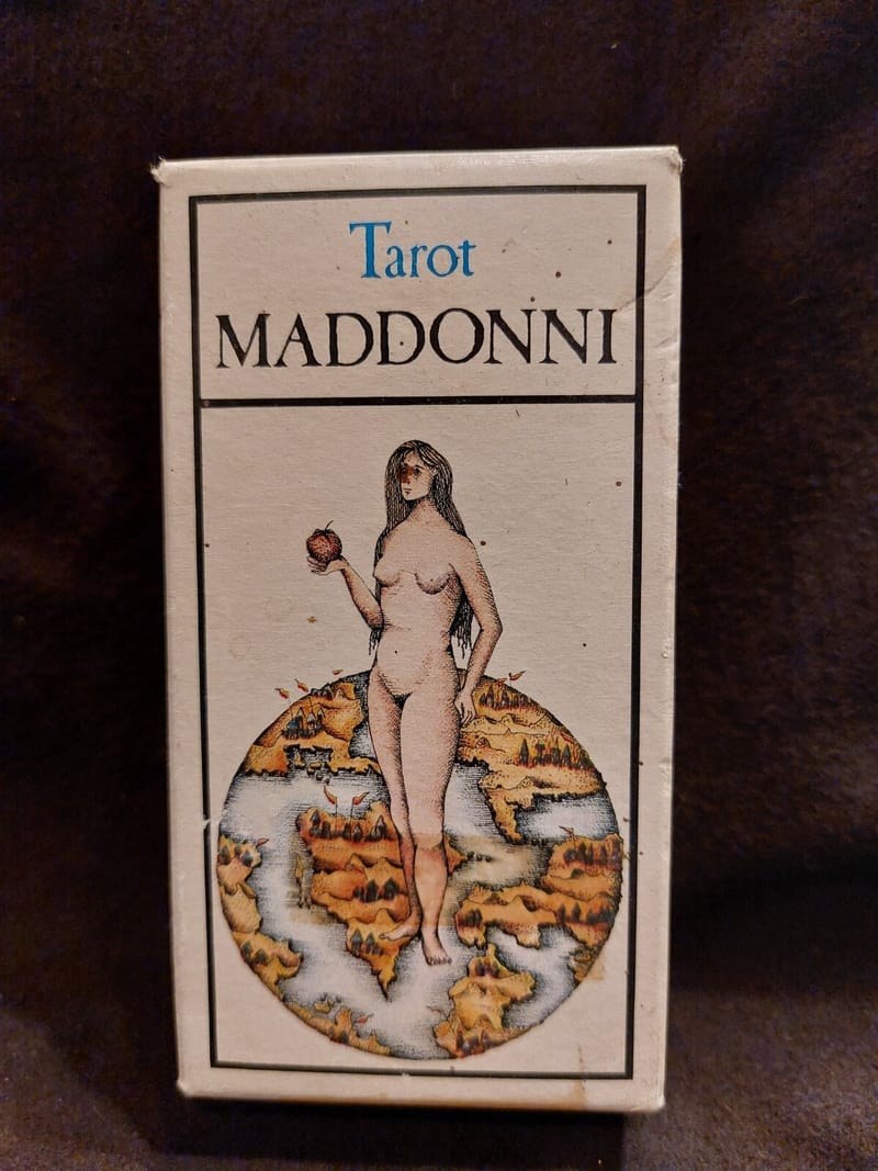 Cartes Tarot Maddonni Grimaud 1981 sous blister livret