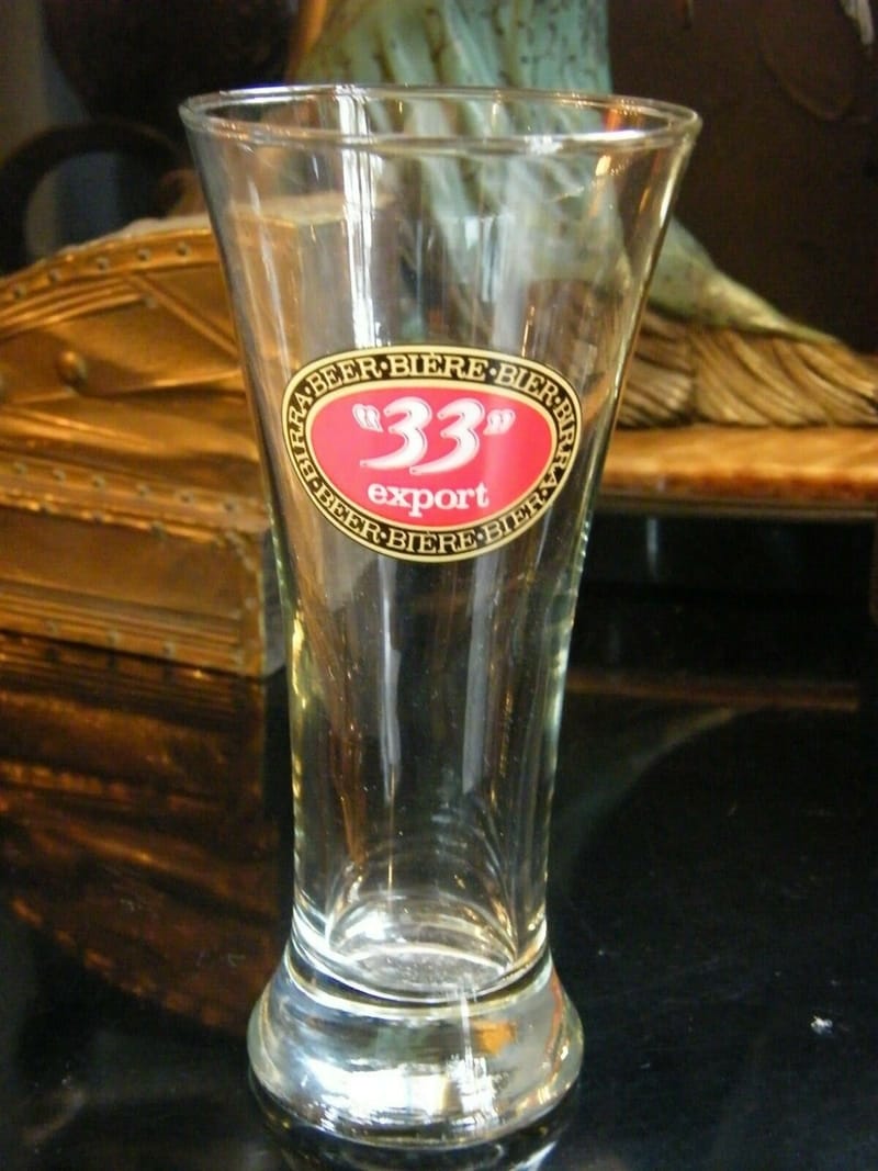 Verre Bière Flûte 33 Export