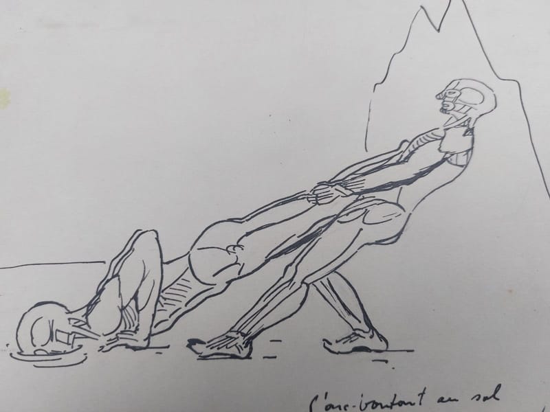 Encre Chine André Simon Artiste Lorrain Metz — vue 2