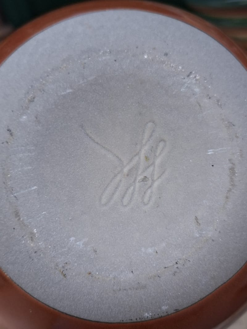 Vase Boule Céramique signé — vue 3