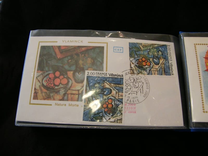 "Enveloppe 1er jour Vlaminck 1976 + 1 timbre non oblitéré"