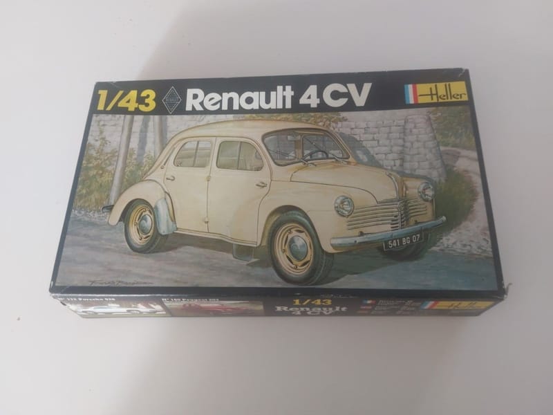Heller maquette Renault 4CV 1:43