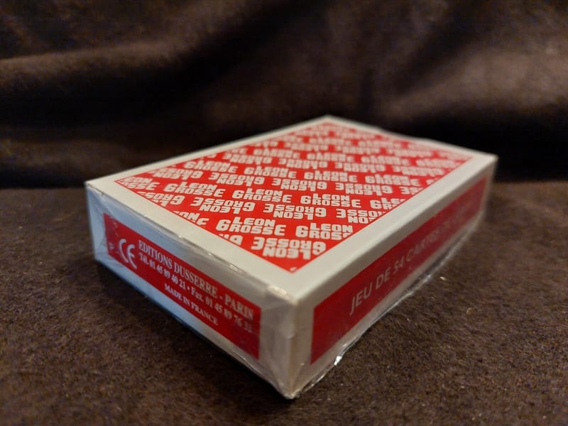 Cartes Jeu Leon Grosse Editions Dusserre Paris sous Blister — vue 2