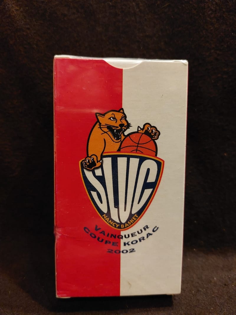 Cartes Tarot SLUC Nancy Basket Coupe Korac 2002 sous blister