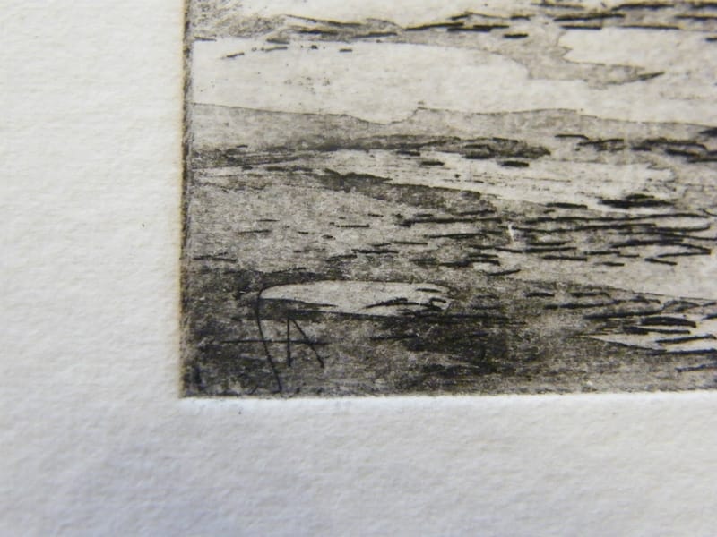 Temple Metz André Simon (1926-2014)  Artiste Lorrain Eau Forte — vue 3