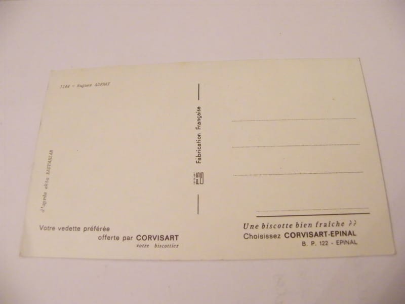 "Carte Postale Hugues Auffray  Corvisart 1144" — vue 2