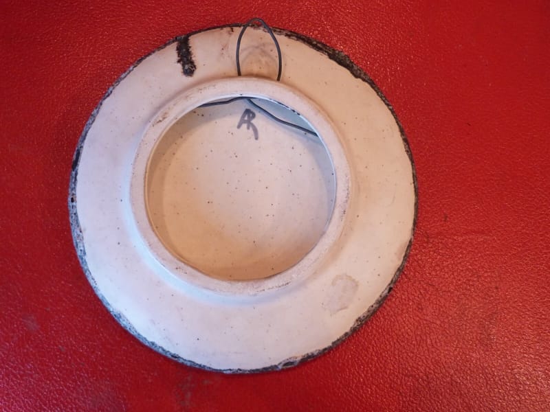 Assiette Murale Annette Roux en Céramique Chamois Années 60 — vue 3