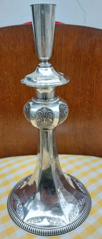 Argent WMF Bougeoir Art Nouveau Argent Plaqué Silver Silber Jugendstil