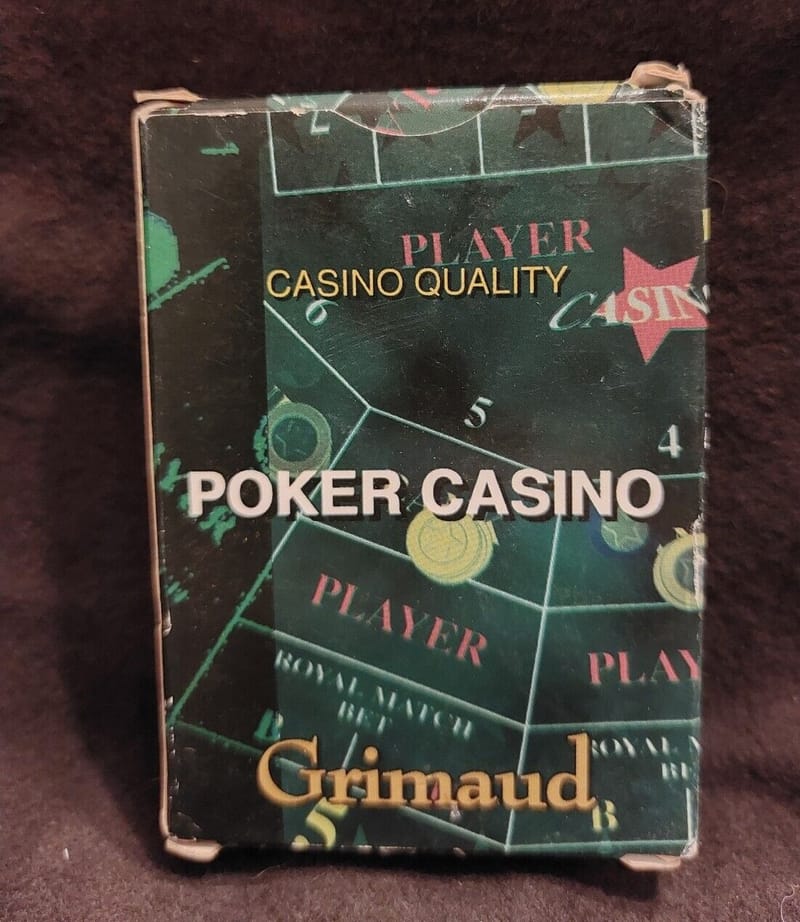 Cartes Grimaud Poker Casino sous blister