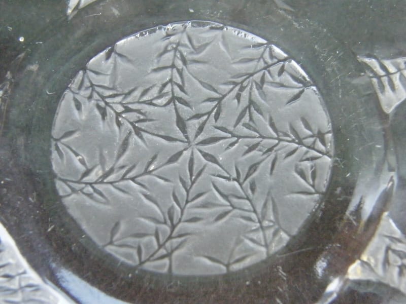 René Lalique Coupe plate Vase VDA Verrerie d'Alsace 1921 Modèle 3231 Signée — vue 6