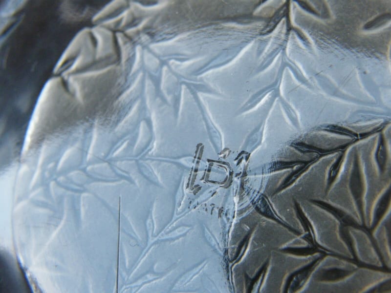 René Lalique Coupe plate Vase VDA Verrerie d'Alsace 1921 Modèle 3231 Signée — vue 7