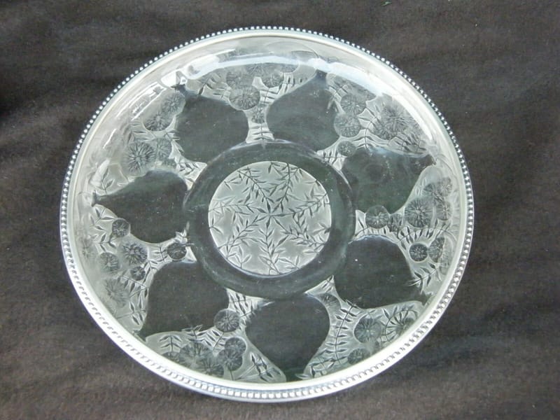 René Lalique Coupe plate Vase VDA Verrerie d'Alsace 1921 Modèle 3231 Signée