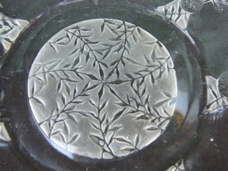René Lalique Coupe plate Vase VDA Verrerie d'Alsace 1921 Modèle 3231 Signée — vue 2