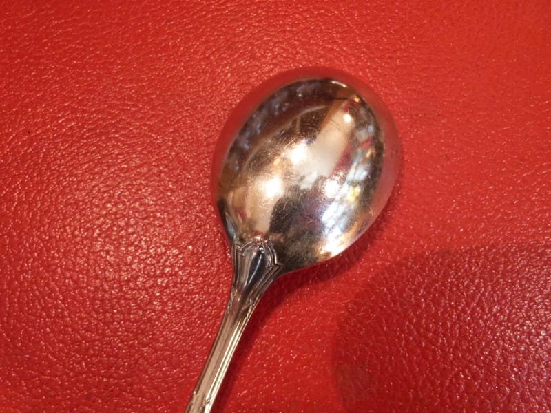 Christofle Cuillère crème Rubans Argent Plaqué Silver Silber — vue 5