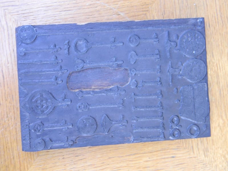 Tampon à Encre Ancien Bijoux Arabes — vue 2