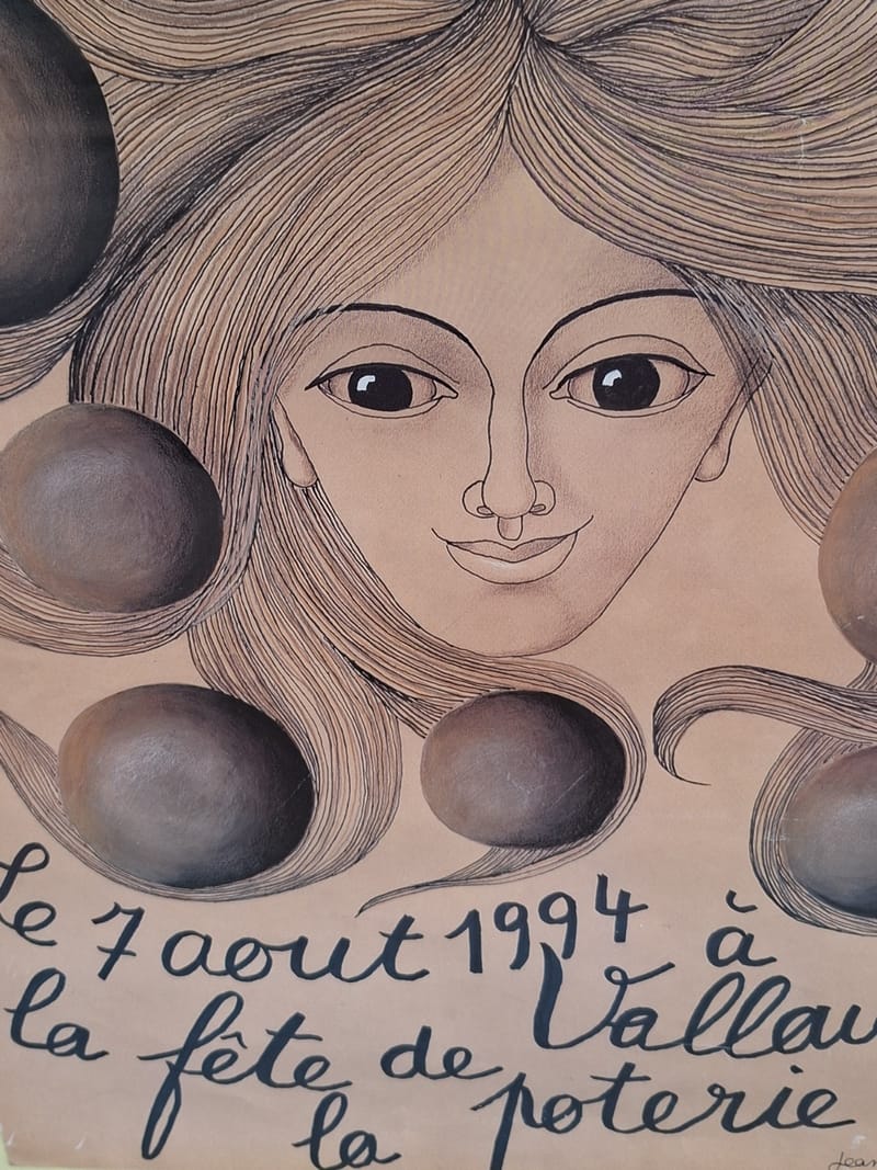 Jean Marais Affiche Vallauris Fête de la Poterie 1994 — vue 3