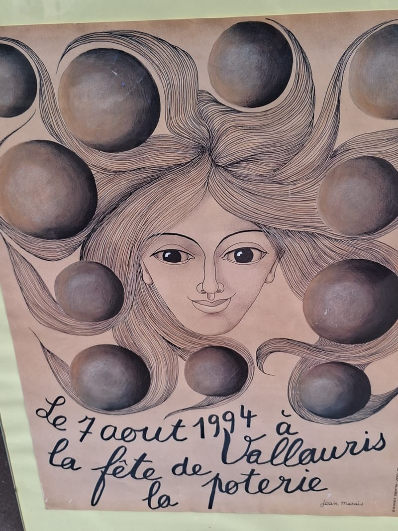 Jean Marais Affiche Vallauris Fête de la Poterie 1994 — vue 2