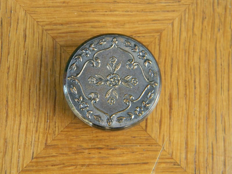 Boite Ronde Pilulier Argent Plaqué Silver Silber N°2 — vue 2