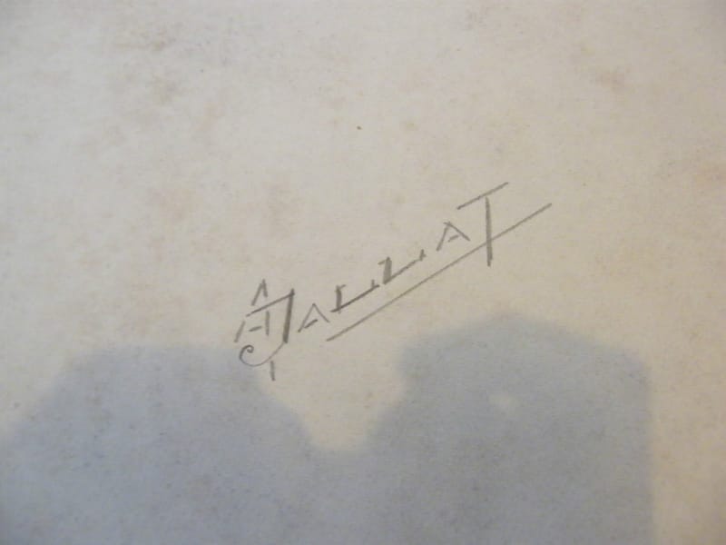 "Antoine Jallat Fusain Chapiteau au Mascaron Ecole des Beaux Arts de St Etienne" — vue 4