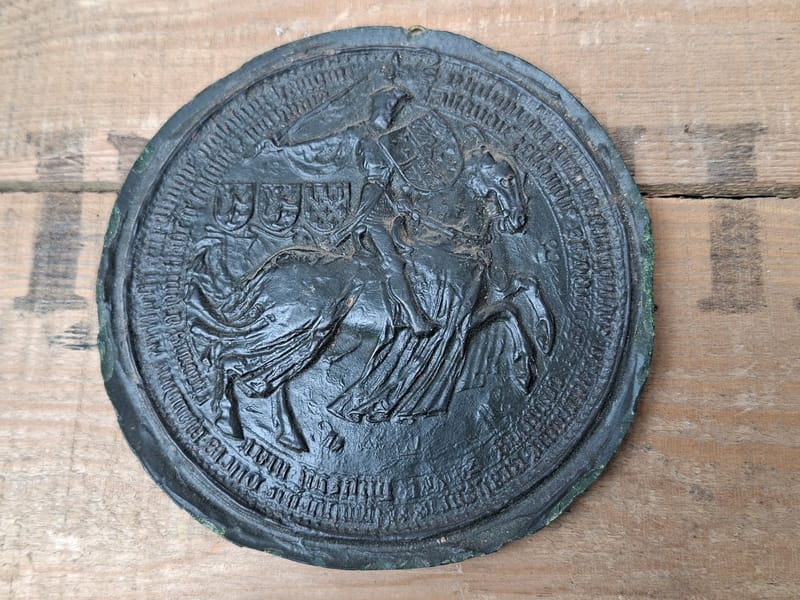 Sceau Cire Philippe de Rouvres Philippe 1er Bourgogne sigillographie Wax Seal