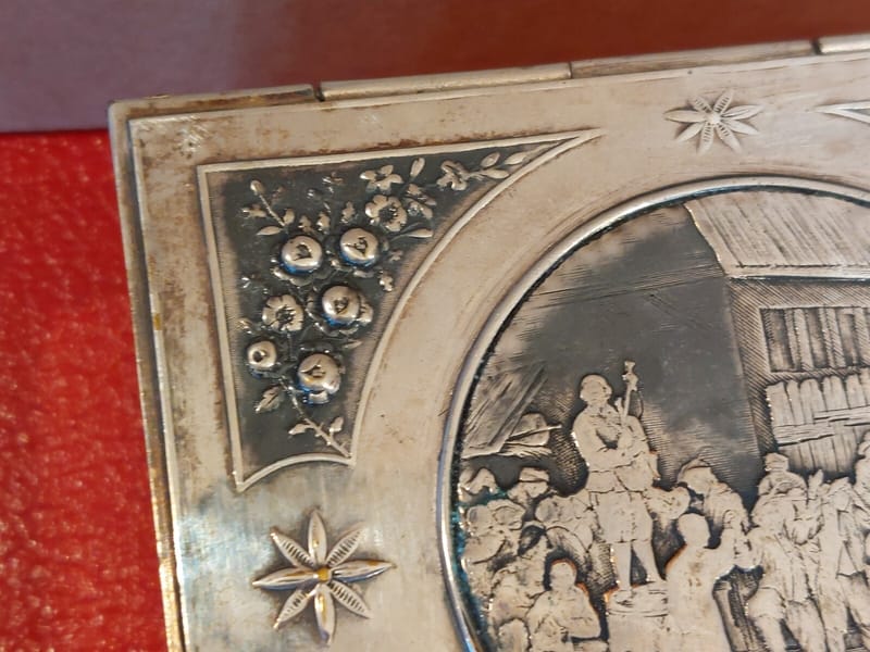Argent Kermesse Flamande Boite à Bijoux Silver Silber — vue 4