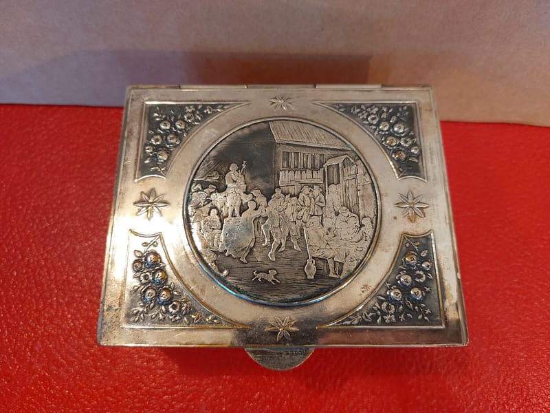 Argent Kermesse Flamande Boite à Bijoux Silver Silber — vue 2