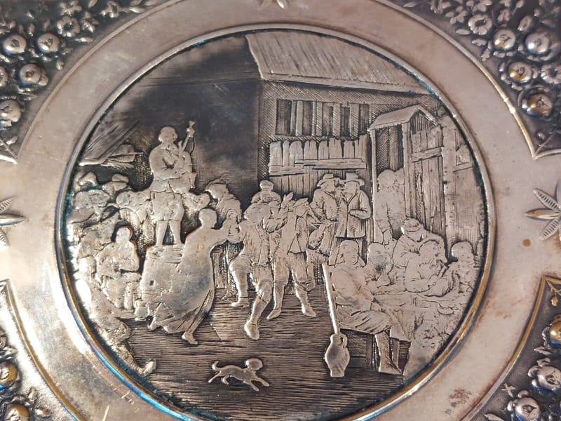 Argent Kermesse Flamande Boite à Bijoux Silver Silber — vue 3