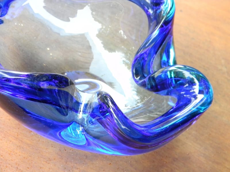 Murano Somerso Cendrier As Pique Verre — vue 3