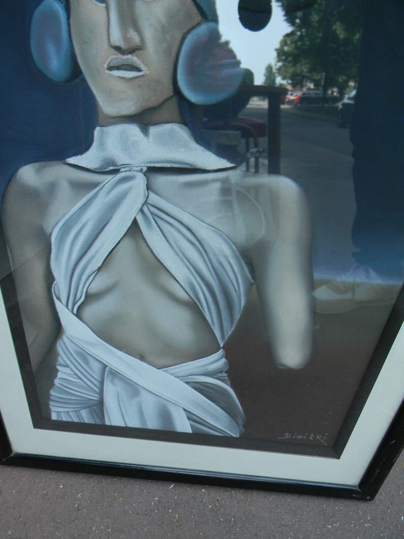 Pastel Femme Dimitri Parant 1959 2021 Art Maya Aztèque — vue 3