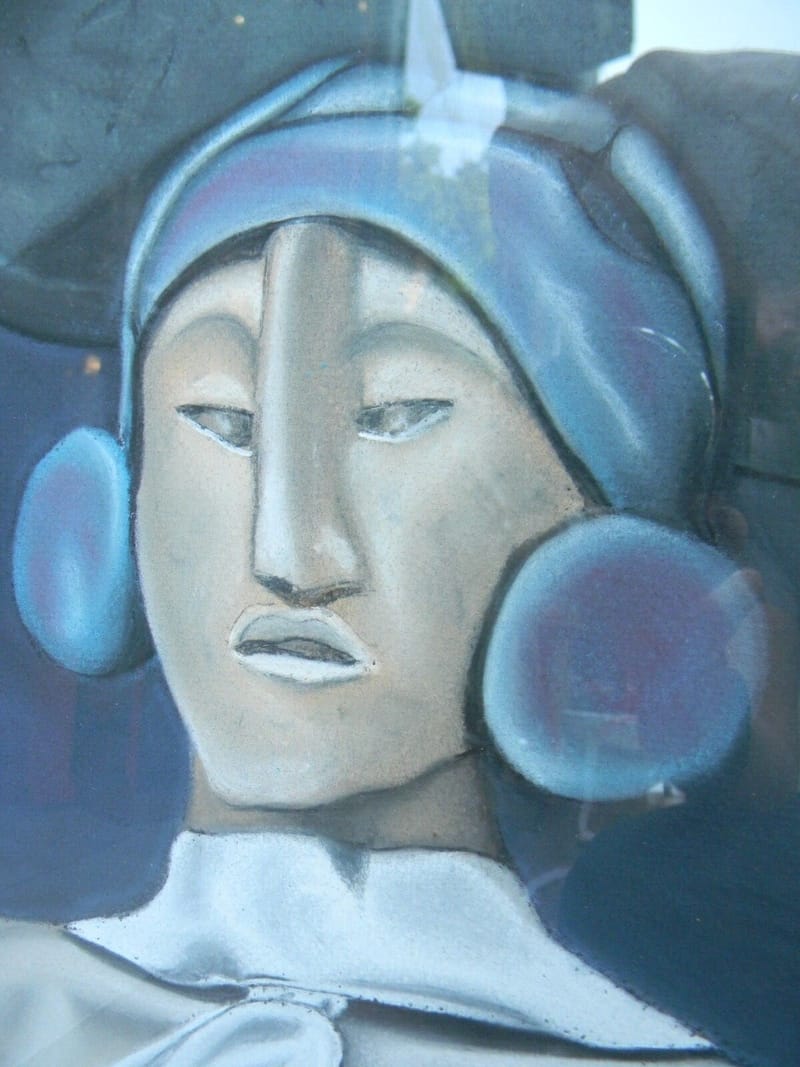 Pastel Femme Dimitri Parant 1959 2021 Art Maya Aztèque — vue 5