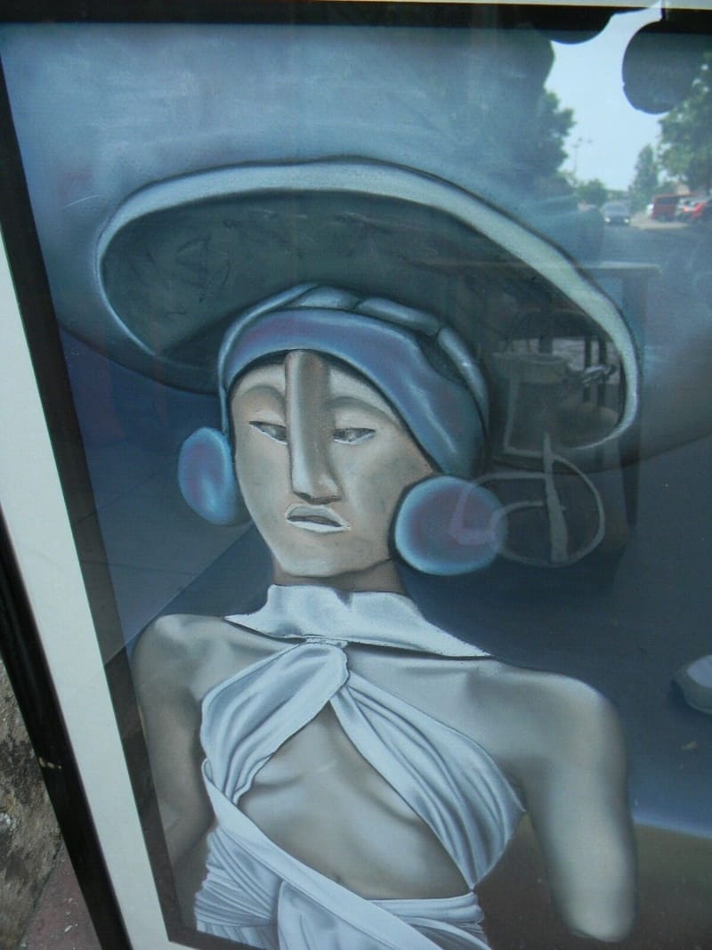 Pastel Femme Dimitri Parant 1959 2021 Art Maya Aztèque — vue 2