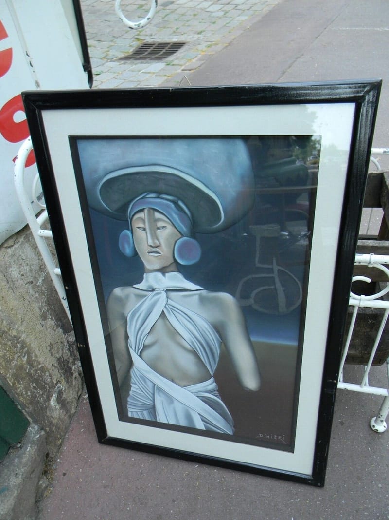 Pastel Femme Dimitri Parant 1959 2021 Art Maya Aztèque