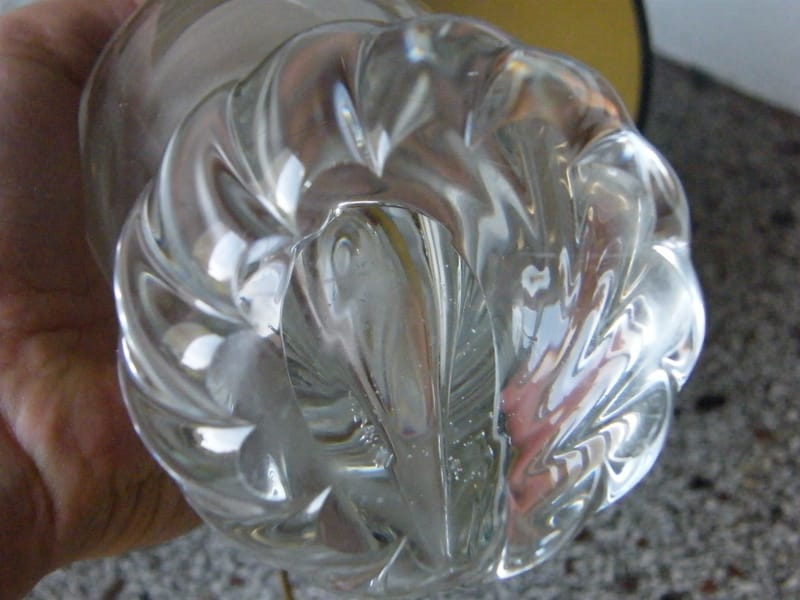 Lampe Chouette Hibou Cristal Années 60 — vue 7