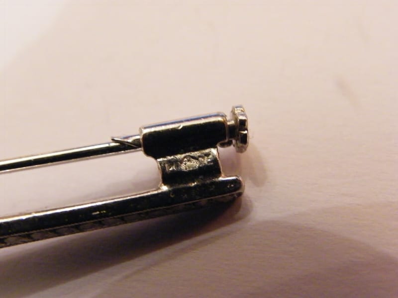 "Broche en Argent Massif Perle et Marcassite Silver Silber Crabe" — vue 4