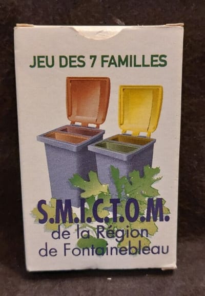 Cartes Jeu 7 Familles SMICTOM Gérard Regnault sous blister