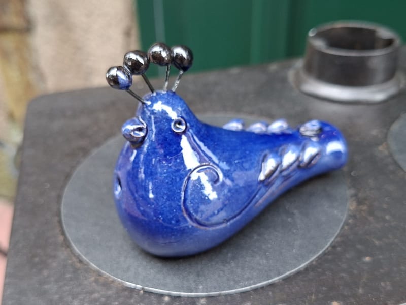 Oiseau Siffleur Appeau Céramique Luxembourg 2001