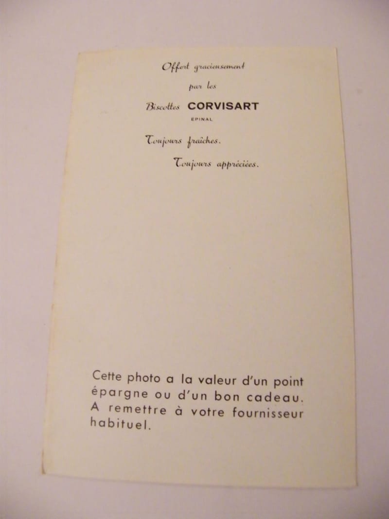 "Carte Photo Henri Vidal Biscottes Corvisart" — vue 2