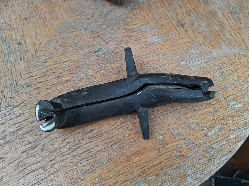 Moule Bronze Cuillère Café Ancien — vue 2