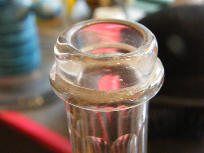 Bouteille Marc Pans Coupés Verre XIX ème siècle — vue 5