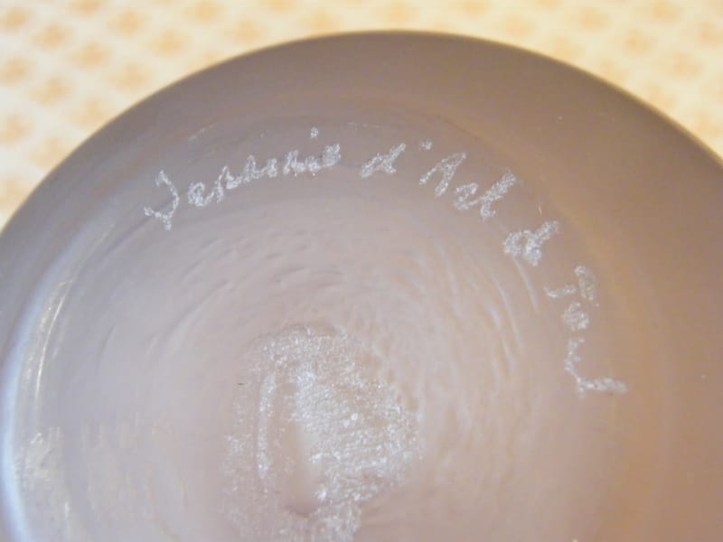 Vase boule Verre Verrerie d'Art de Toul Pièce Unique — vue 4