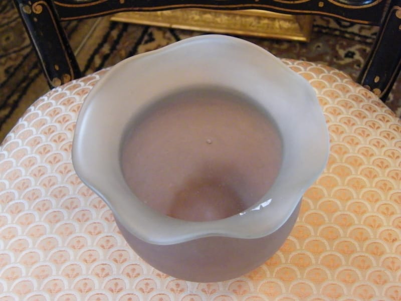 Vase boule Verre Verrerie d'Art de Toul Pièce Unique — vue 3