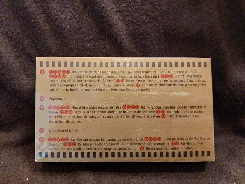 Cartes Jeu Tous au Cinéma sous blister — vue 2