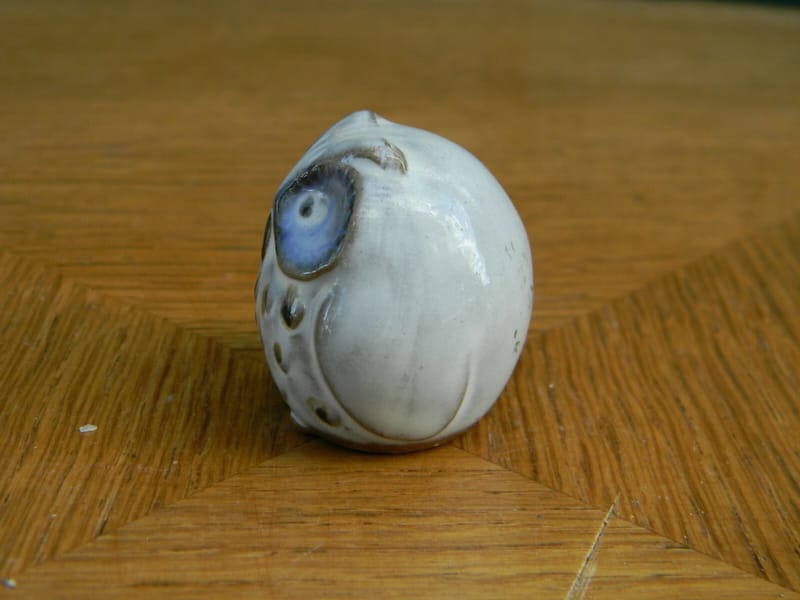 Hibou Chouette en Céramique 3,5 cm — vue 2