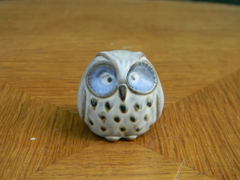 Hibou Chouette en Céramique 3,5 cm