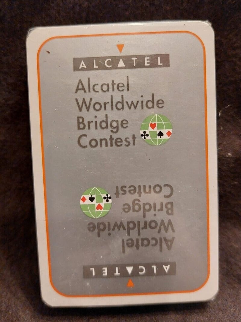 Cartes Jeu Grimaud Alcatel Worldwide Bridge Contest sous blister