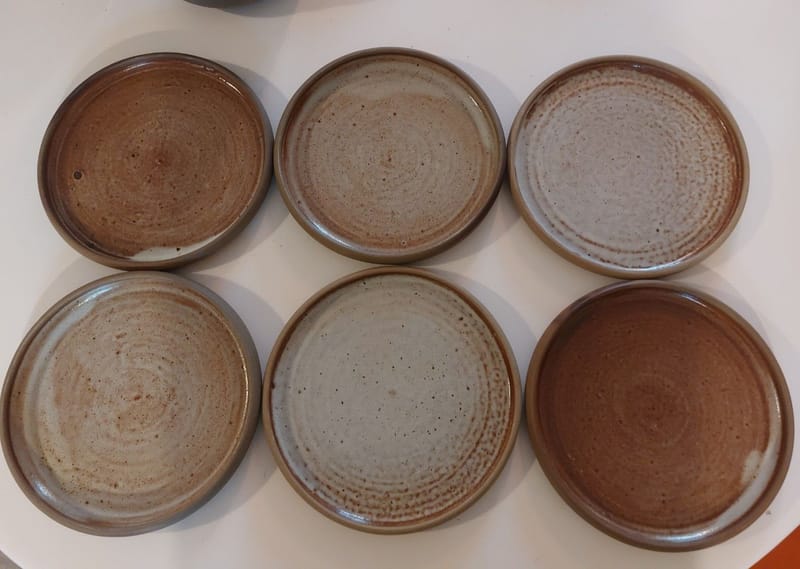 Roger Jacques Grès Puisaye Assiettes Plates Nièvre N°1