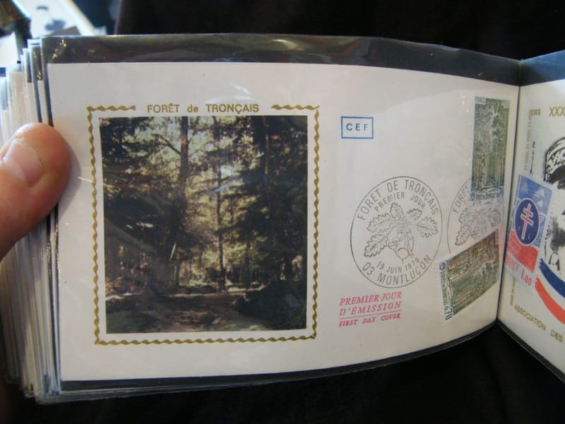 "Enveloppe 1er jour Forêt de Tronçais 1976 + 1 Timbre non oblitéré"