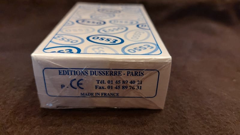 Cartes Tarot ESSO Editions Dusserre Paris sous blister — vue 3